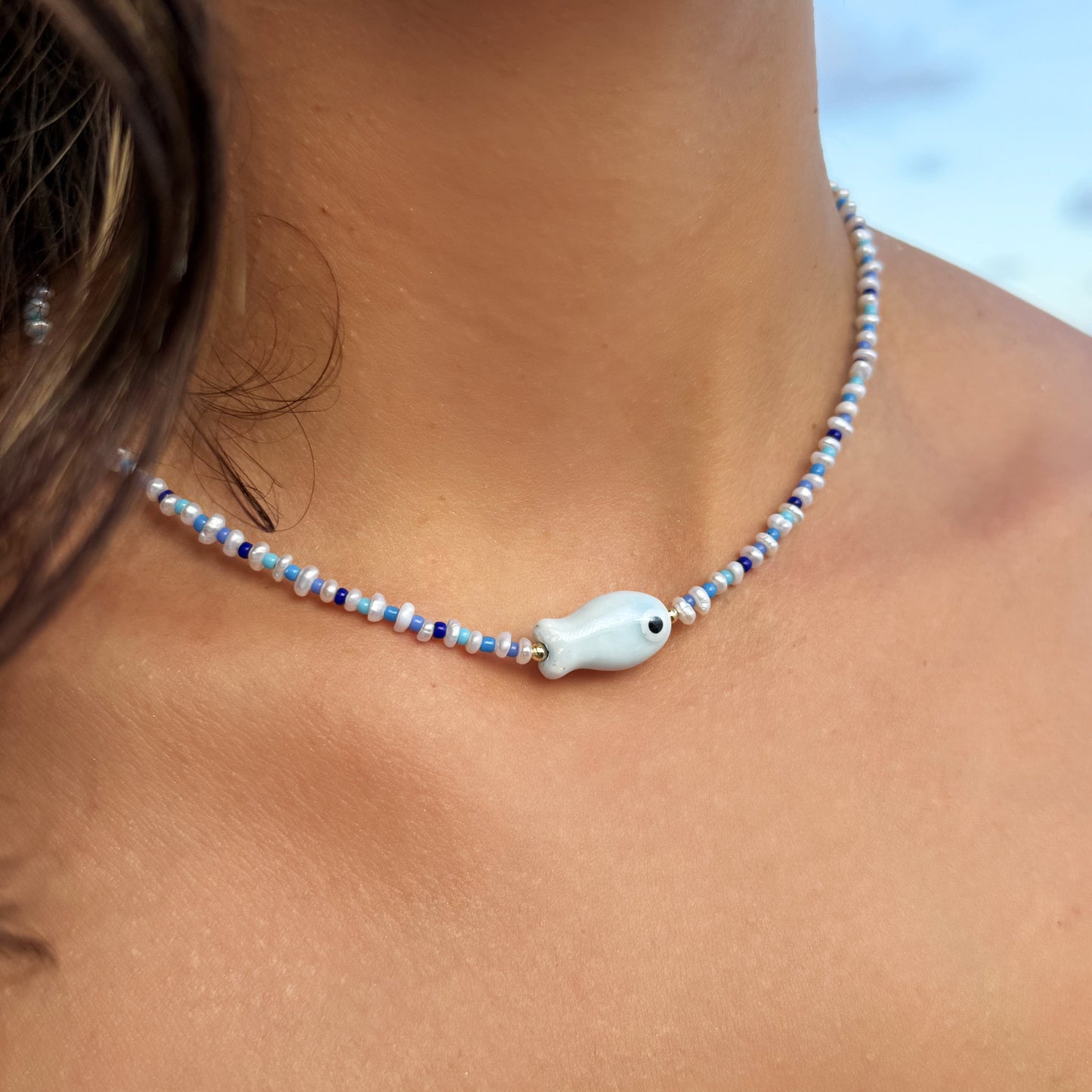 Pescaito Azul Necklace