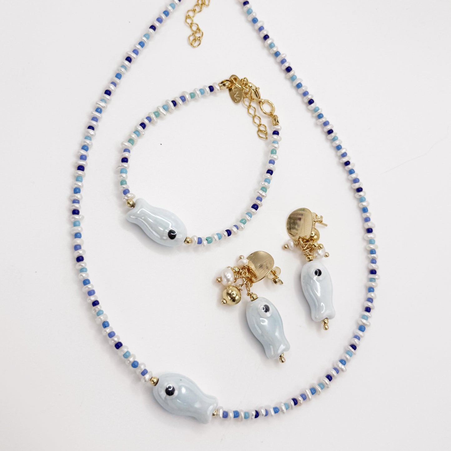 Pescaito Azul Earrings