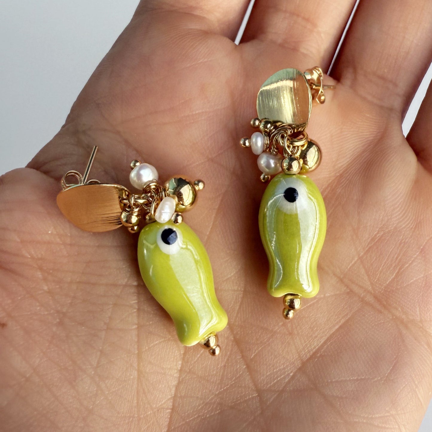 Pescaito Verde Earrings