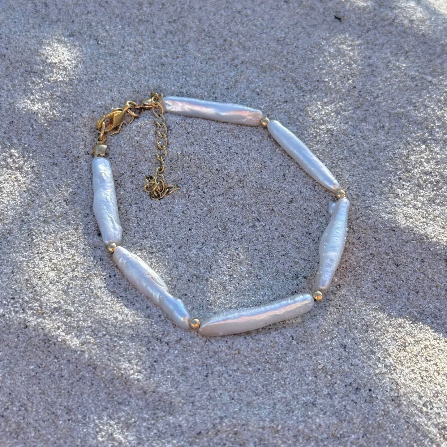 Pearl Line Bracelet
