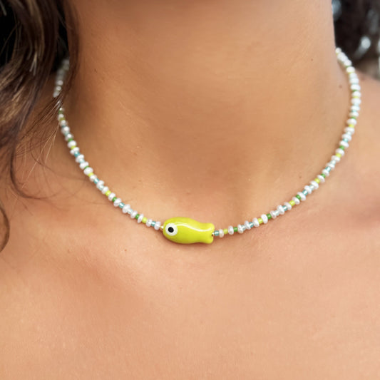 Pescaito verde Necklace