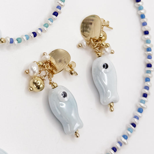 Pescaito Azul Earrings