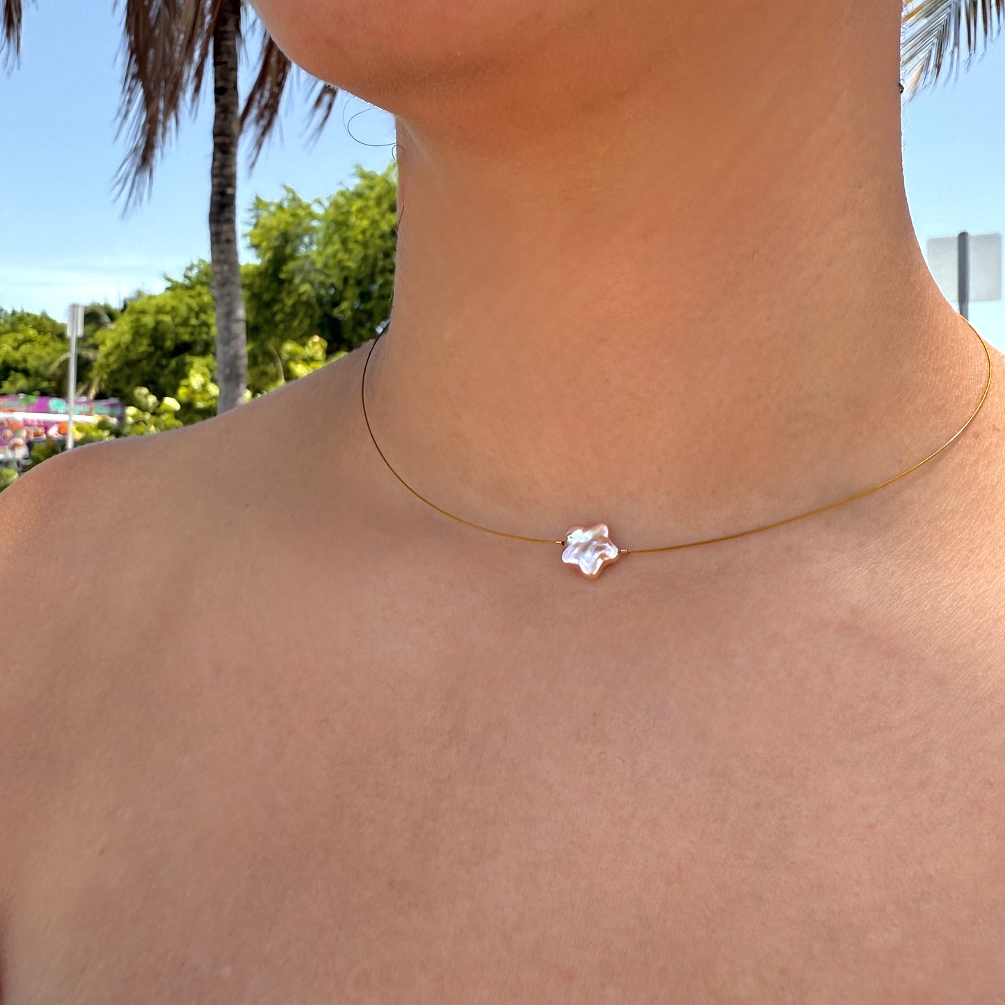 Amanecer Purple Star Necklace
