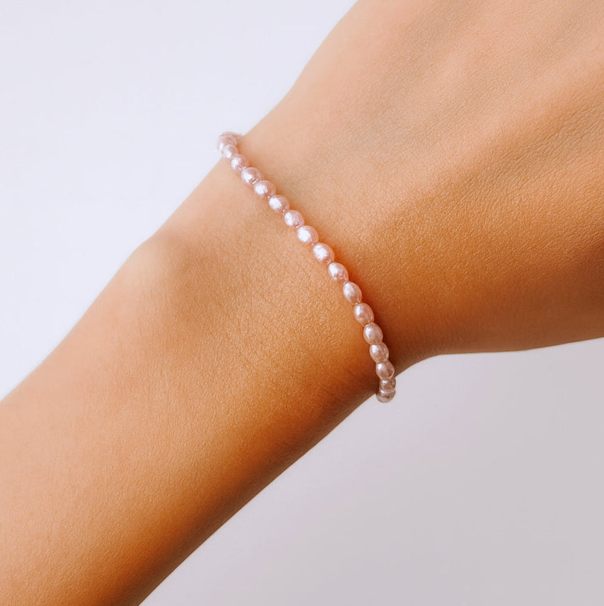 Rose Pearl Bracelet