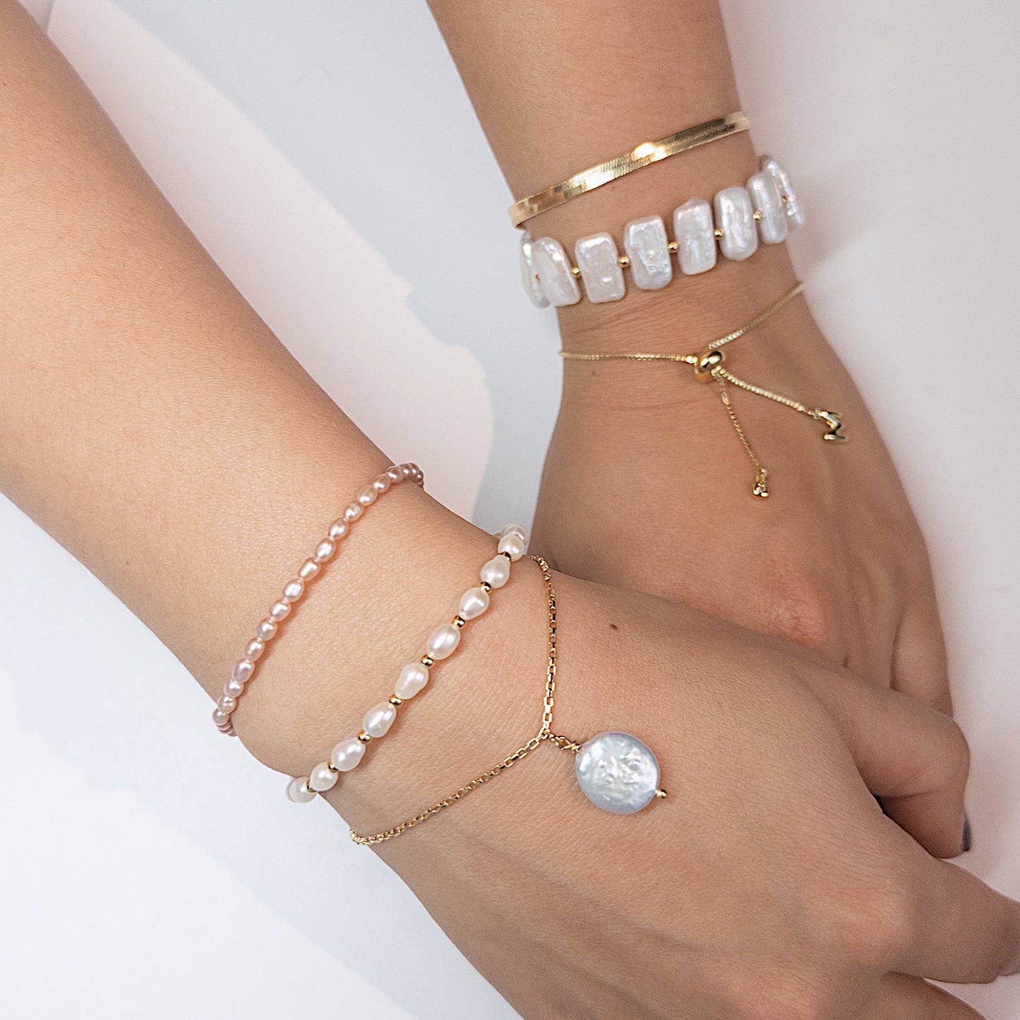 Rose Pearl Bracelet